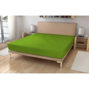 Prostěradlo Polášek Holešov Prostěradlo jersey č.39 khaki 100% bavlna Zelená 90x200