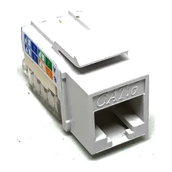 Elektrická zásuvka Zásuvka datová bílá, RJ45 CAT.6E UTP nestíněný, KSL6UTP-S ABB Element