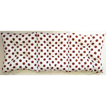 Podsedák Veratex Sedák na lavici prošívaný 160 x 45 x 7,5 cm puntík