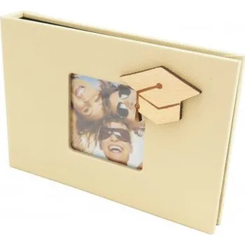Fotoalbum Fotoalbum s promoční čepicí, Barva alba 103 - vanilková , promoce - dárek k promoci