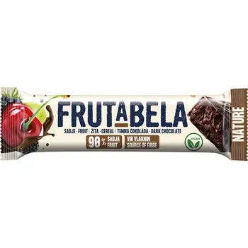 Čokoláda Fructal Frutabela nature 7 druhů ovoce v čokoládě bez cukru 35 g