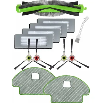 Sada příslušenství pro robotický vysavač Sada HEPA filtrů a kartáče pro iROBOT Roomba Combo 111, 113 s mopy 12ks