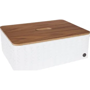 Úložný box HANDED BY Úložný koš s víkem Grand optimum & lid, white