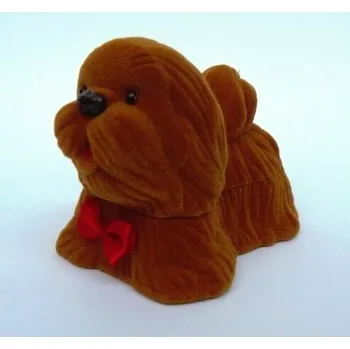 Dárková krabička Dárková krabička pes - 2441 (Dárková sametová krabička pes)