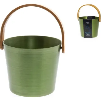 RENTO Saunové vědro hliníkové 5l - břízově zelená