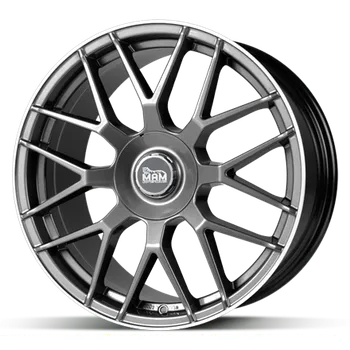 Disk Alu disk MAM GT1 PLP 8,5x20 5x112 ET30 titanový leštěný