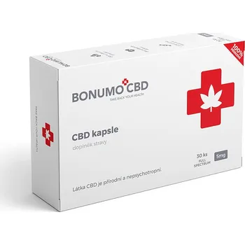 CBD Recenze Bonumo CBD Full Spectrum CBD kapsle 153 mg 30 cps.
