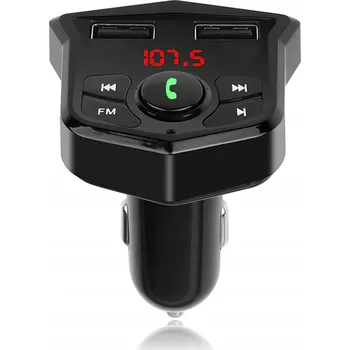FM transmitter FM Transmiter do auta s LCD displejem + USB, Bluetooth, MP3
