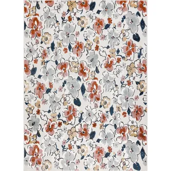Koberec Kusový koberec Botanic 65239 flowers ecru – na ven i na doma, 137x190, vícebarevná, chodba / předsíň, Dywany Łuszczów - 1 rok na vrácení + DOPRAVA ZDARMA k Vám i zpět
