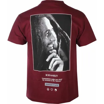 Pánské tričko Tričko metal pánské Bob Marley - Life Forever - PRIMITIVE - papfa2278-bur - 3XL