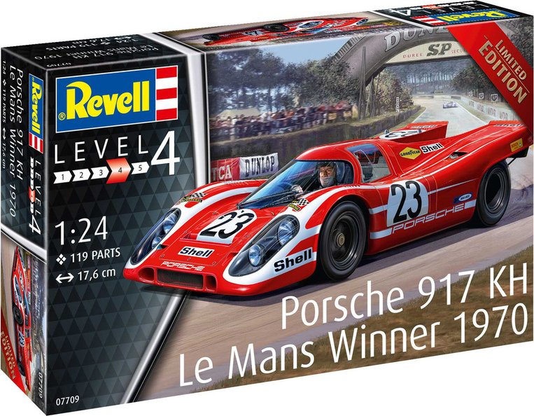 Revell 07709 - Porsche 917K Le Mans Winner 1970 1/24 Revell 07709 - Porsche 917K Le Mans Winner 1970 1/24