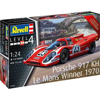 Revell Porsche 917 KH Le Mans Winner 1970 1:24 Plastikový model Revell Porsche 917 KH Le Mans Winner 1970 1:24