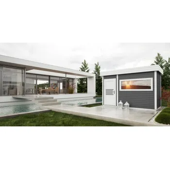 Venkovní finská sauna MAGNOLIA - přírodní barva