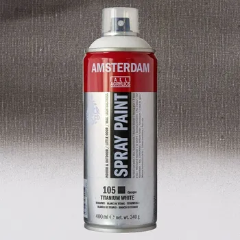 Barva ve spreji Akrylový sprej AMSTERDAM 400ml, Transparent Black