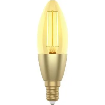 Žárovka WOOX R5141, designová smart žárovka E14 230V, WiFi, svíčka C37, 470lm, kompatibilní s Tuya R5141