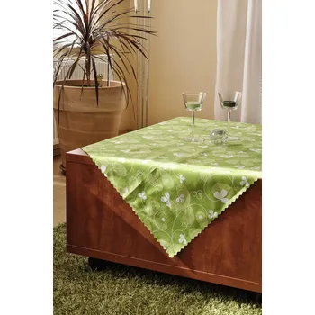 ubrus Polášek Holešov Ubrus teflon tisk 5537-4 100% polyester květiny 100x100