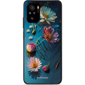 Pouzdro na mobilní telefon Lesklý kryt Mobiwear Glossy - Xiaomi Redmi Note 10 - G013G Květy na hladině (Prémiové lesklé pouzdro, obal, kryt Mobiwear Glossy na mobil Xiaomi Redmi Note 10 - G013G Květy na hladině, materiál Plast + TPU silikon - krytí po všech stranách, neošoupatelný)