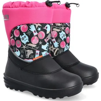 Chlapecká obuv Dětské zimní sněhule DEMAR Alex 1201 F růžové Velikost 28