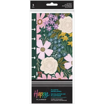 Náplň do diáře Me and My Big Ideas Kapsy do diáře Happy Planner SKINNY CLASSIC - Made to Bloom