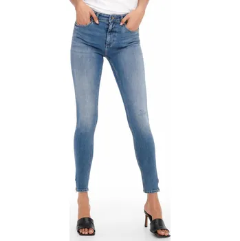 Dámské džíny Only dámské 7/8 skinny džíny Blush se zipy světle modré Velikost: S/30