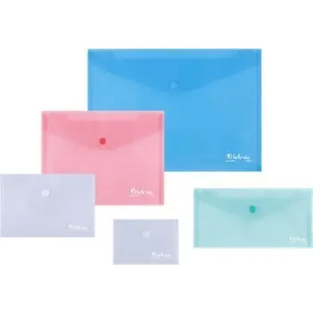 VICTORIA Spisové desky s drukem, modrá, A4, PP, VICTORIA 280508