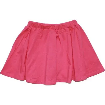 Dívčí letní kolová jednobarevná sukně 5942 malinové 164
