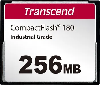 Paměťová karta Transcend Industrial CompactFlash 256 MB SLC mode (TS256MCF180I)