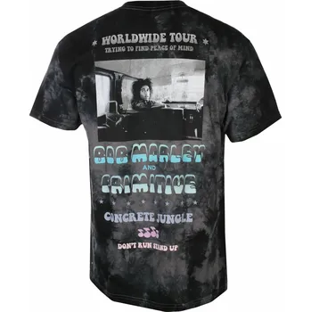 Pánské tričko Tričko metal pánské Bob Marley - Concrete Jungle Washed - PRIMITIVE - papfa2283-blk