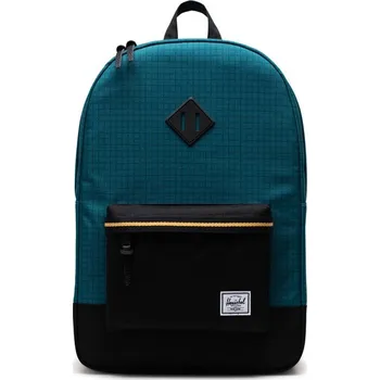 Městský batoh HERSCHEL batoh - Heritage Harbour Blue Grid/Black/Amber Yellow (05736) velikost: OS