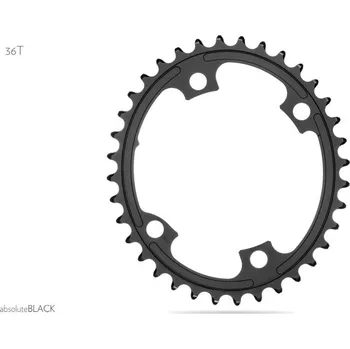 Klika na kolo absoluteBLACK převodník OVAL ROAD 2X 110/4bcd 39T 9100/8000 (černá)
