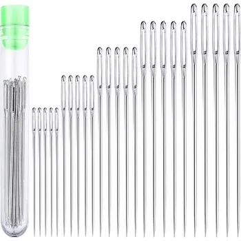 Nástroj na niť a příze Velká sada nerezových šicích jehel