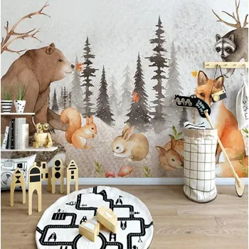 Fototapeta Solution Media 3D tapety - Kreslený les MU3744 3 - 3D Relief - Vliesová tapeta - 320g/m2