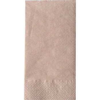Jednorázové nádobí Gastro obaly Ubrousek natural 33x33cm 2 vrstvý (min. počet 2000ks) - sklad 1/8