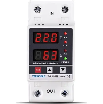 Relé TVPS1-63C pro přepěťovou ochranu, DIN