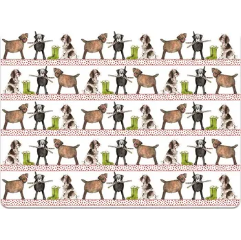 prostírání Korkové prostírání Country dogs - Alex Clark, 29 x 21,5 cm (Prostírání s pejskem, pejsek, pes)