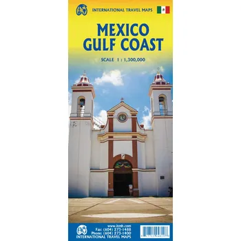 ITMB Publishing mapa Mexico Gulf Coast 1:1,3 mil. ITM