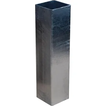 Plotový sloupek Krátké ocelové pouzdro pro hranaté sloupky Cosnet o průměru 90 x 90 mm