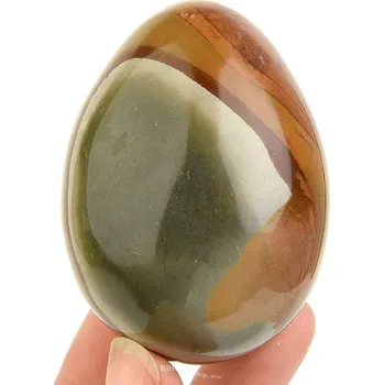 Přírodní kámen Vejce jaspis pestrý (187g)
