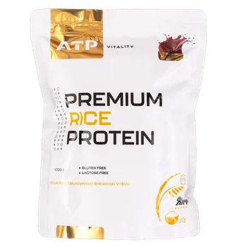 Protein ATP Vitality Premium Rice Protein 1000 g čokoláda/nugát