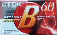 TDK Brilliant Cassette B 60 Normal Position Type I