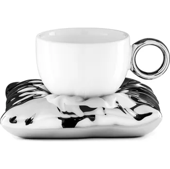 Keramický hrnek na polštáři Bílá