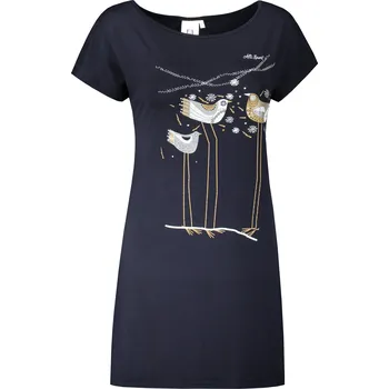 Dámské tričko Dámské prodloužené triko ALTISPORT CARRYOVER ALW043123 NÁMOŘNÍ MODRÁ/ZLATÁ L