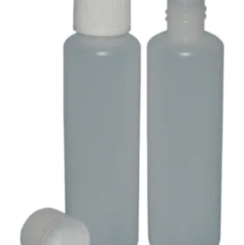 Lékovka 50 ml lahvička + uzávěr s dětskou pojistkou natur/bílá