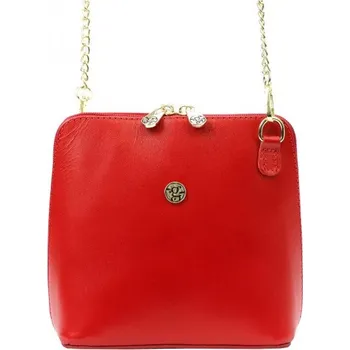 Kabelka Kožená kabelka Gregorio 1702 V - červená