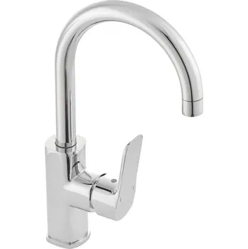 Dřezová baterie Optima Cube Way bez výpusti chrom CU280