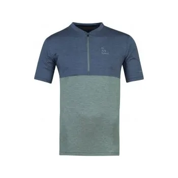 Pánská móda Hannah SANVI india ink mel/dark forest mel L; Modrá triko + DÁREK DLE VÝBĚRU!