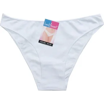 Dámské kalhoty Dámské bokové jednobarevné kalhotky bílé 170 - 606/52