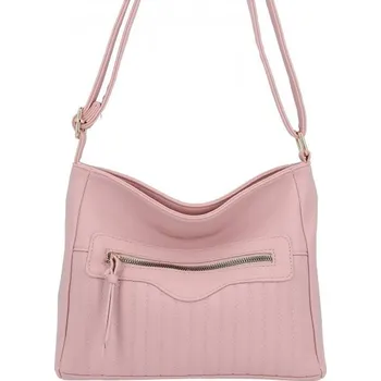 Kabelka Dámská kabelka listonoška Herisson pudrová růžová 1052L2089