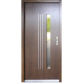 Vchodové dveře Vchodové dveře Thermoguard M1 100 L ořech
