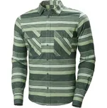 Pánská košile Helly Hansen LOKKA ORGANIC FLANNEL - zelená M